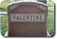 Valentine's tombstone
