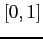 $[0, 1]$