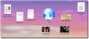 Desktop with previews