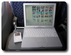 Laptop and iPod