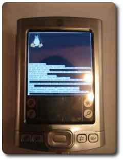 Linux on the Palm Tungsten E
