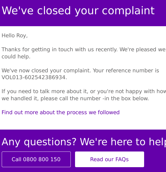 BT complaint
