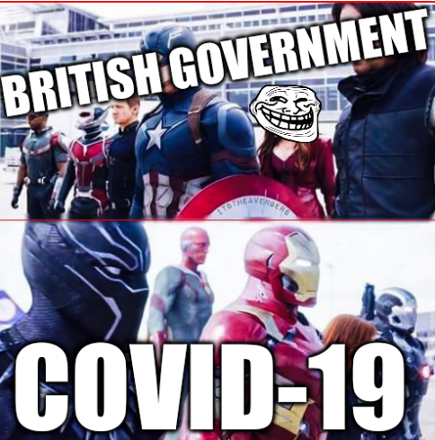 British government vs COVID-19