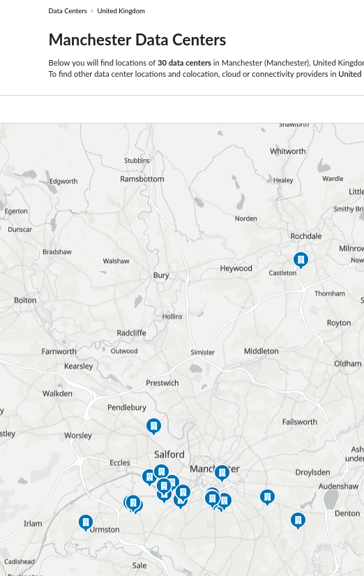 Manchester Data Centers
