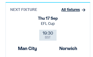 Norwich match