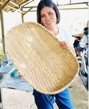 Native Bamboo Bilao/Nigo for Freshly Harvested Rice